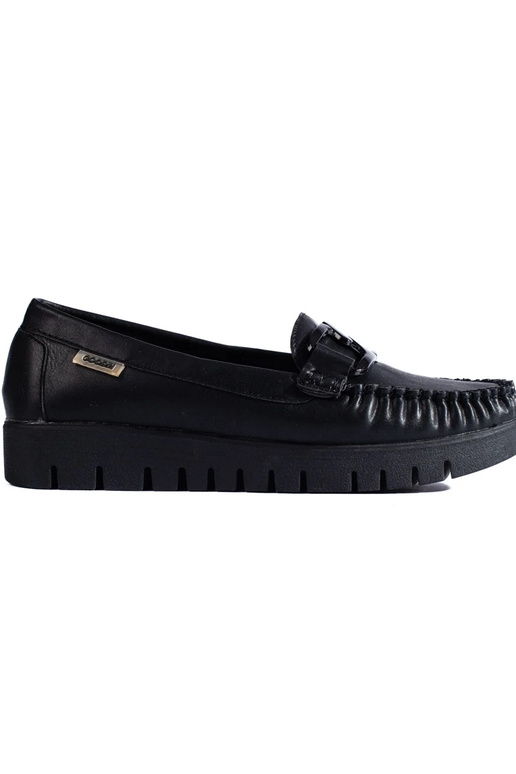 Moccasins eco leather black Shelovet Moccasins eco leather black Shelovet