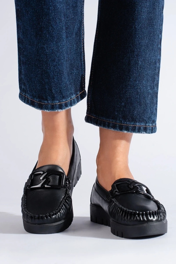 Moccasins eco leather black... 2