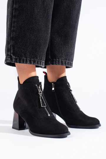 of suede black ankle boots 2