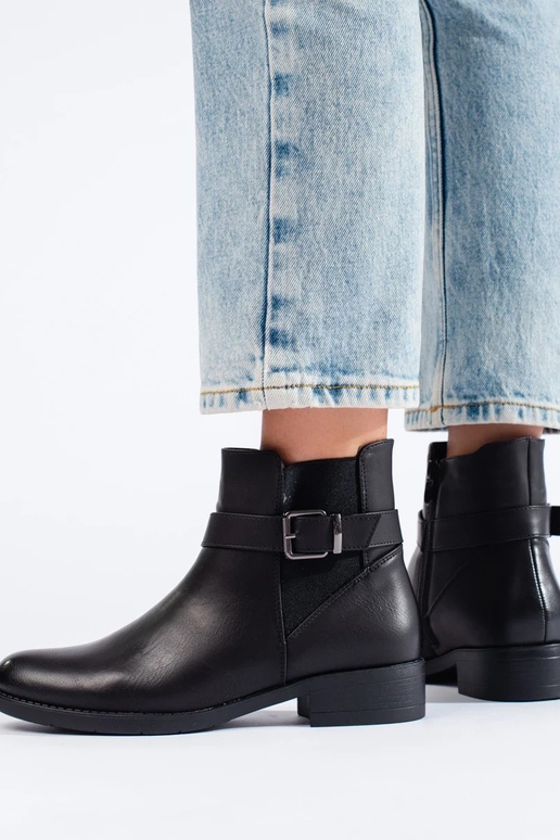 black Inomens boots z elastyczną... black Inomens boots z elastyczną...