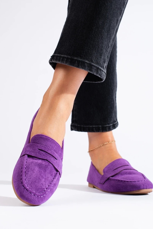 of suede  lords  purple color Shelovet