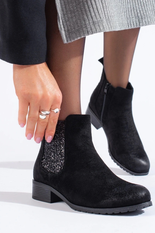 of suede black INomens boots of suede black INomens boots