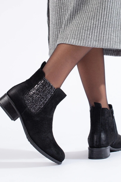 of suede black INomens boots of suede black INomens boots