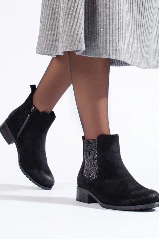 of suede black INomens boots of suede black INomens boots