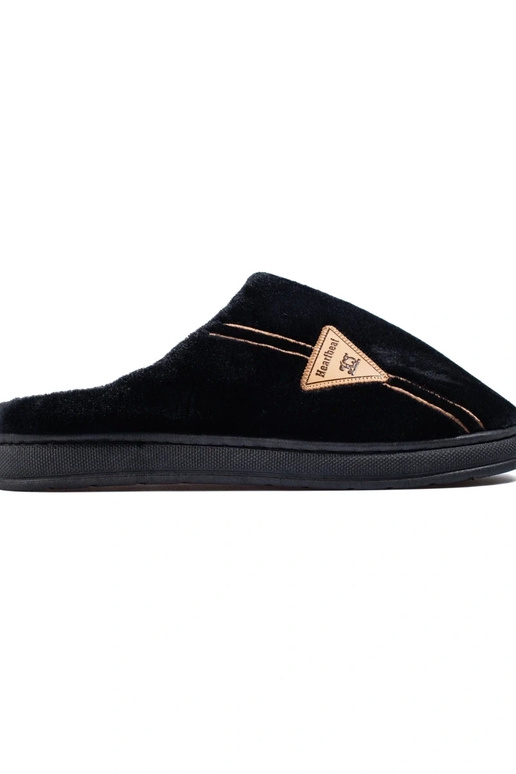 warm black men's slippers Shelovet