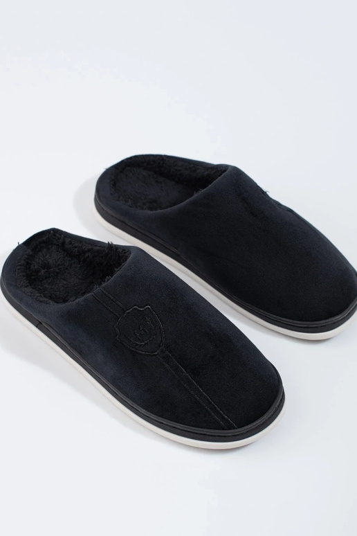 black men's slippers Shelovet