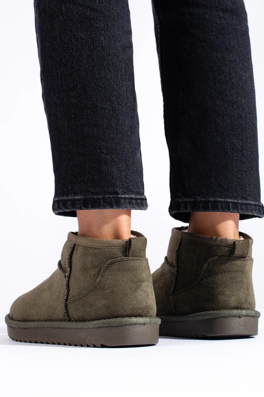 khaki colors INomens snoIn boots