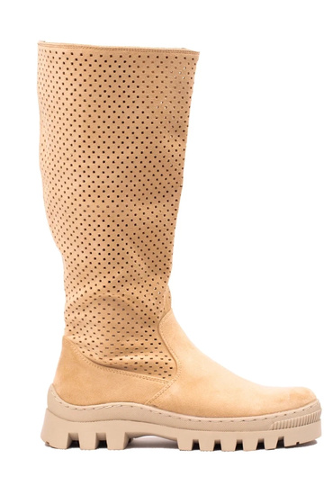 of suede openInork long...