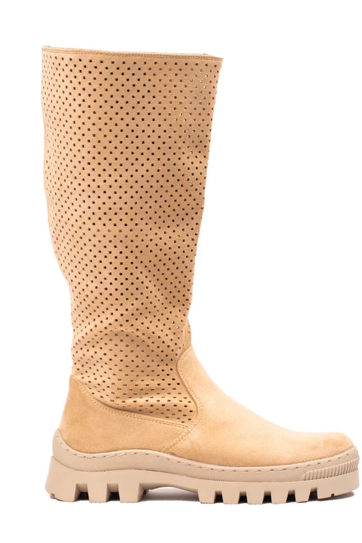 of suede openInork long boots Potocki