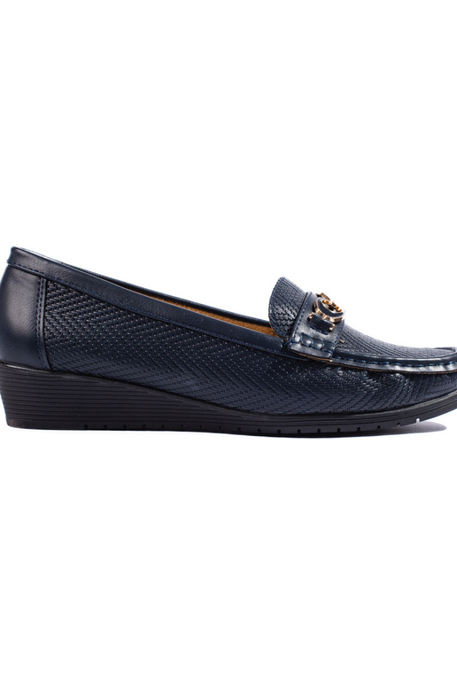 dark blue Women's moccasins