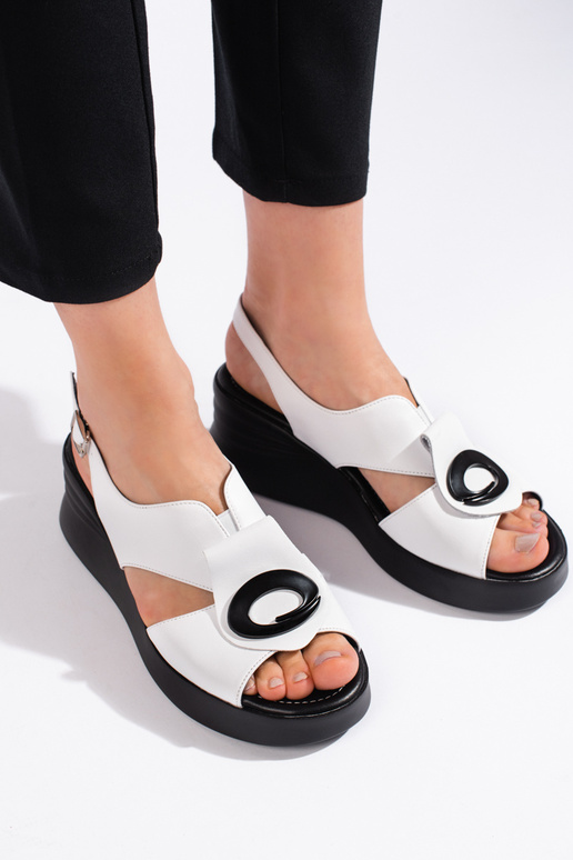 sandals  white color