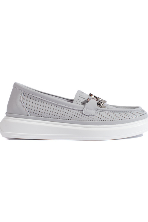 gray  Women's moccasins