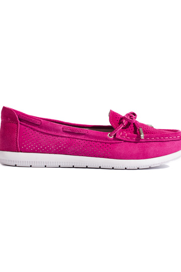 Bright pink Women's moccasins