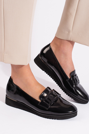 Czarne damskie lordsy na... 2