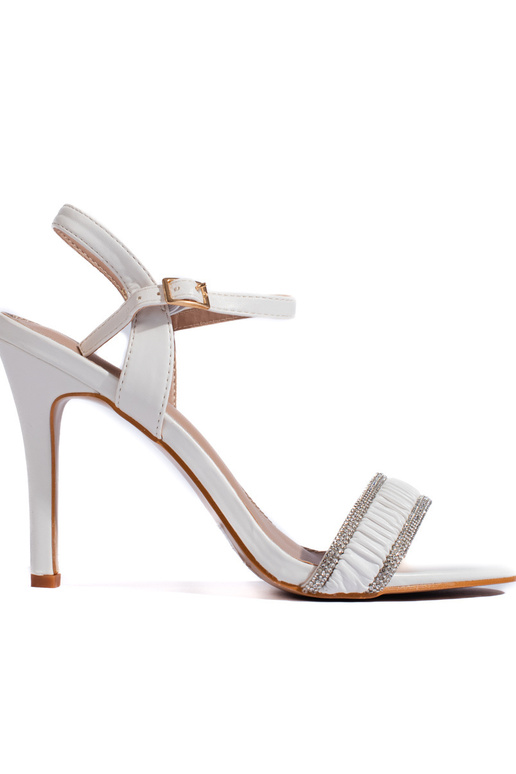 White color  sandals