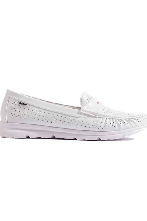White color  Women's moccasins
