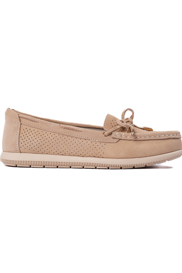 beige Women's moccasins