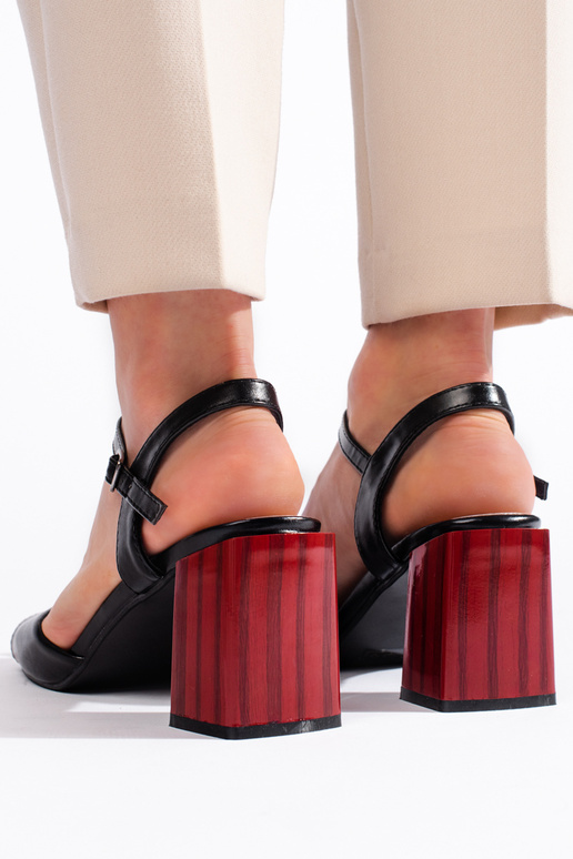 sandals   black on the heel sandals   black on the heel