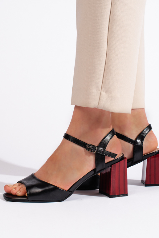 sandals   black on the heel sandals   black on the heel