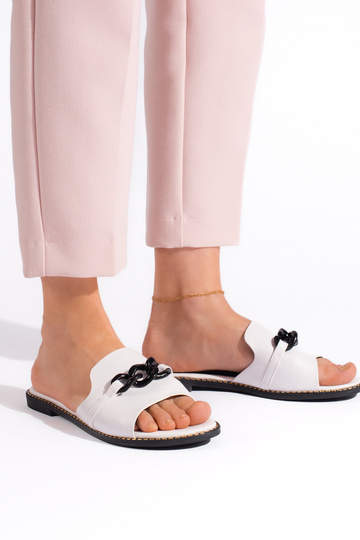 White color slippers 2