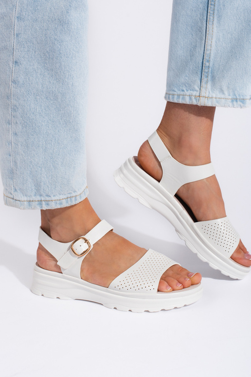 Comfortable Inhite color sandals Inomens