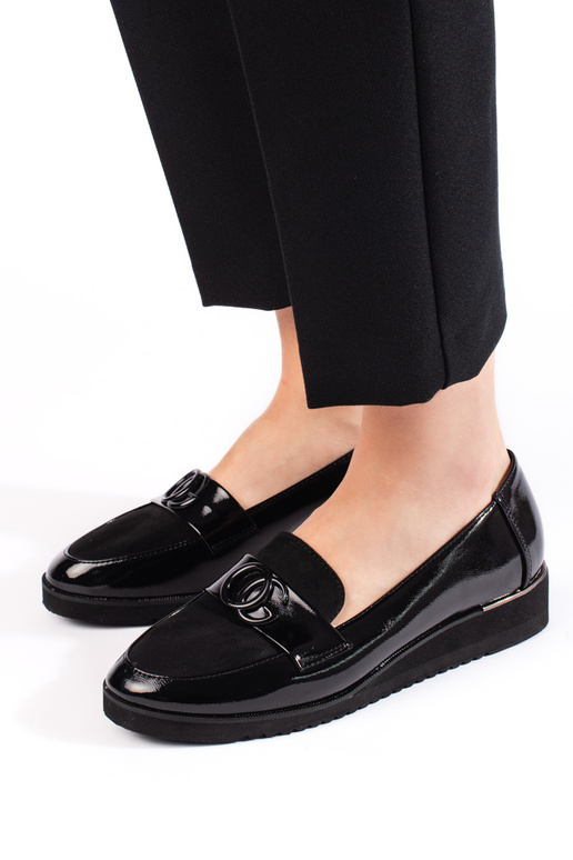 Eleganckie lordsy damskie czarne Eleganckie lordsy damskie czarne