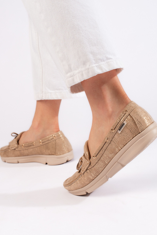 beige Women's moccasins