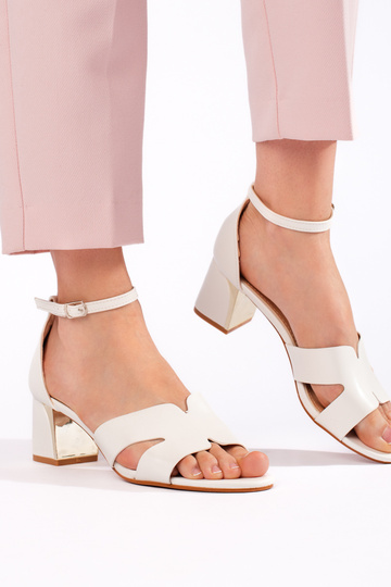 White color sandals 2