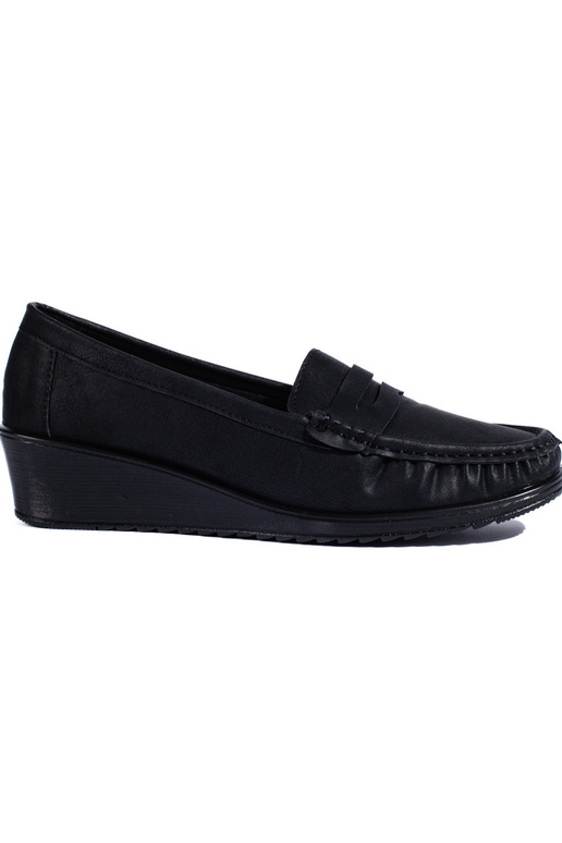Women's moccasins black