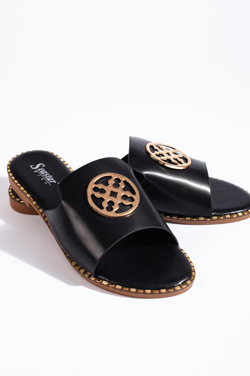 black slippers black slippers