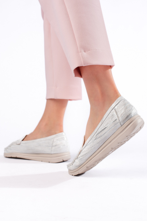 White color Women's moccasins White color Women's moccasins