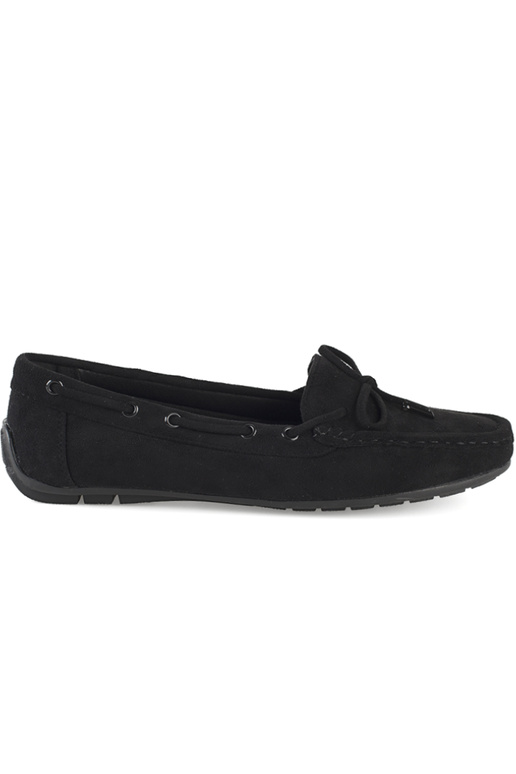 of suede Women's moccasins black