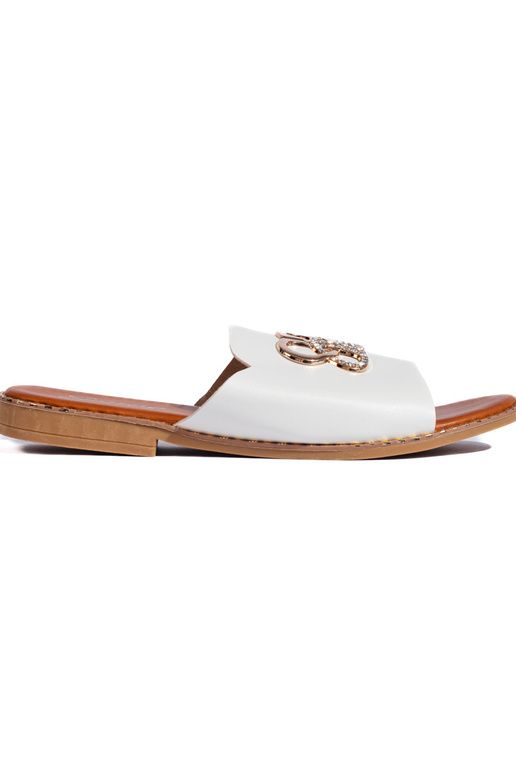 white color slippers