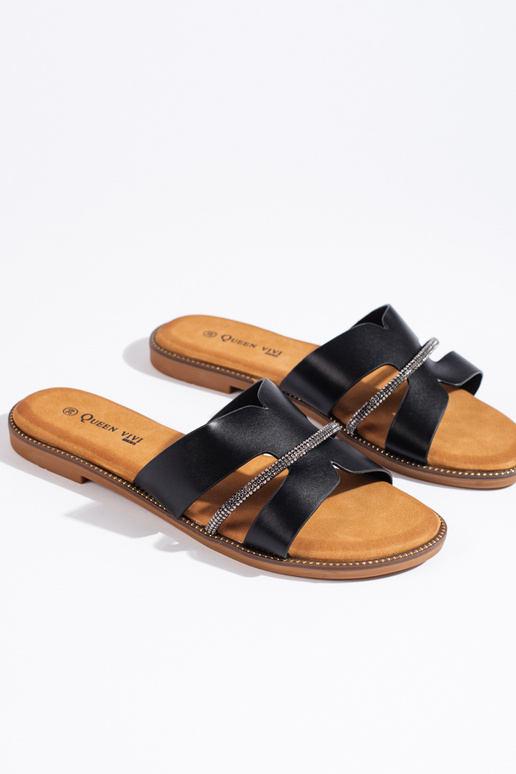 Elegant style  black slippers Elegant style  black slippers