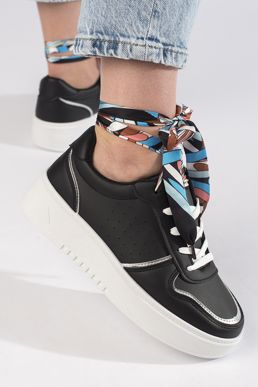 Black classic model women's sneakers Black classic model women's sneakers