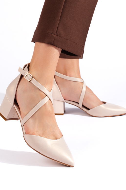 beige High heels Sergio Leone