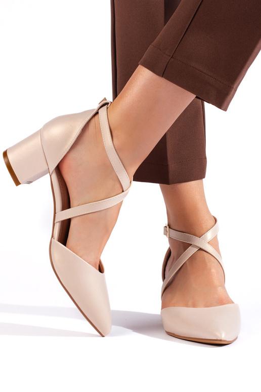 beige High heels Sergio Leone