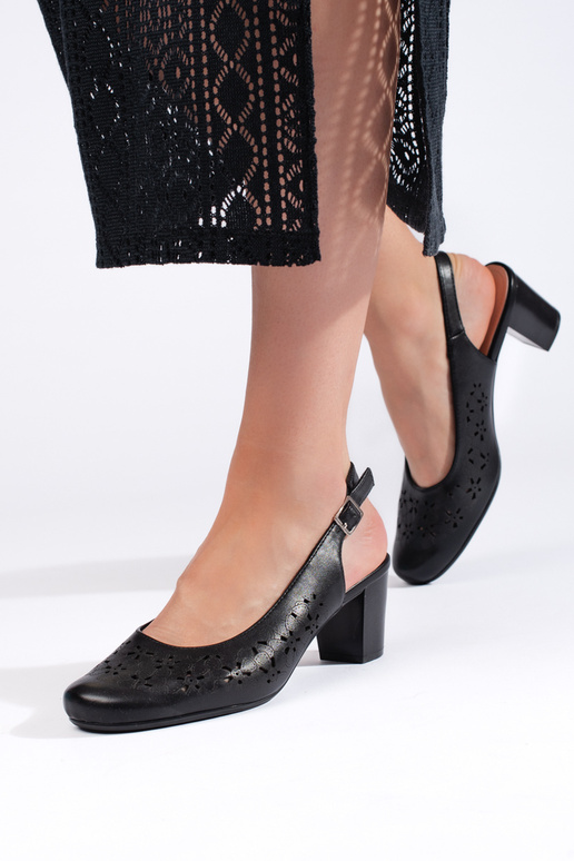 with elements of openwork black High... with elements of openwork black High...