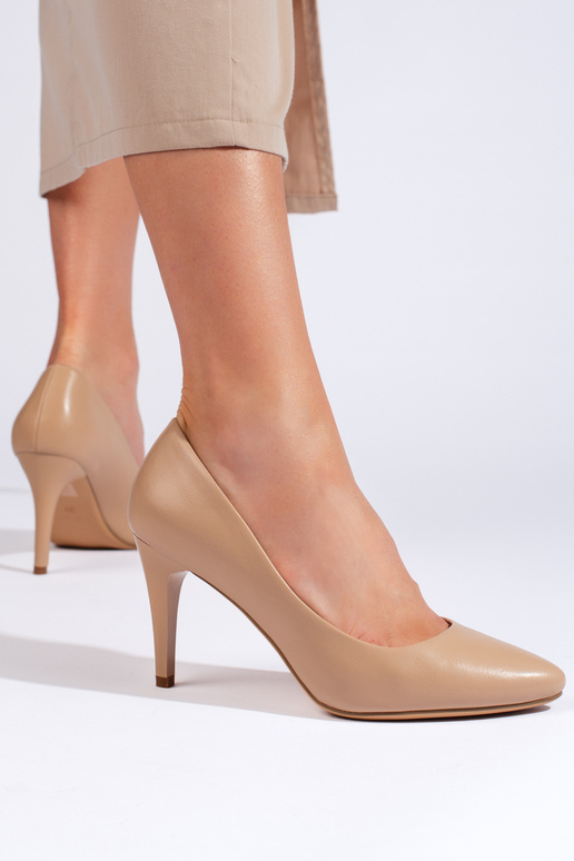 beige High heels  Sergio Leone beige High heels  Sergio Leone