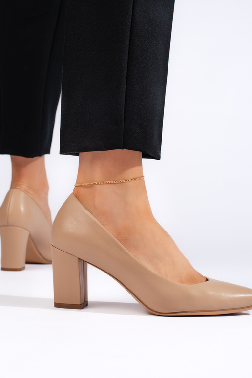 beige of suede High heels Sergio Leone beige of suede High heels Sergio Leone