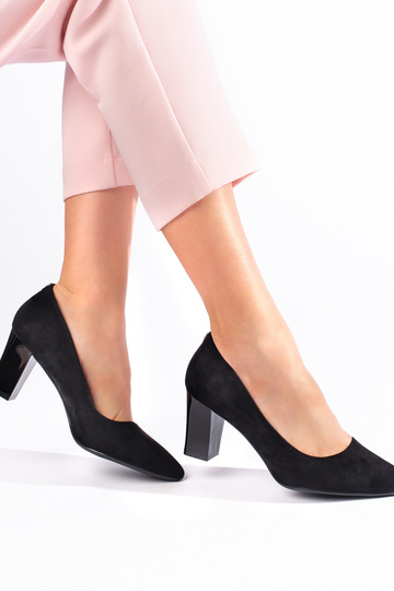 black High heels on the... 2