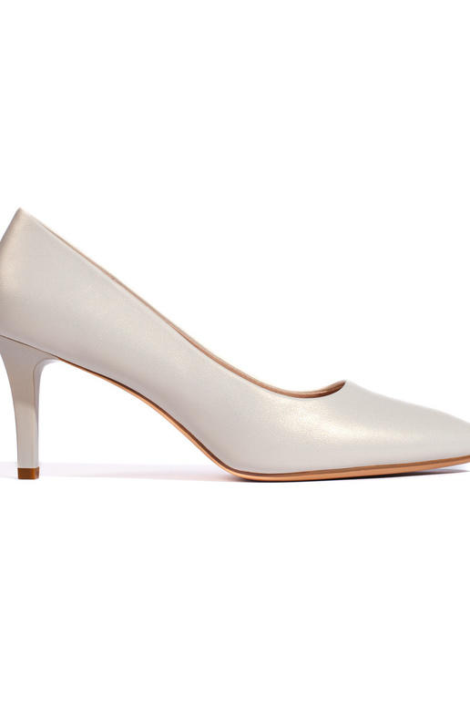 Elegant style white color  High heels