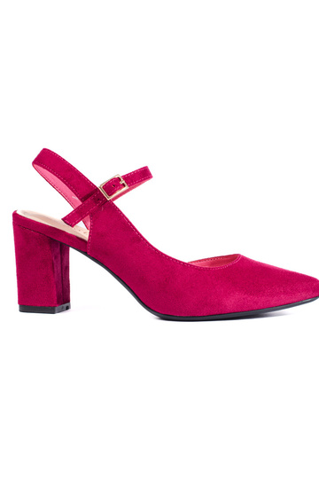 of suede  High heels pink...