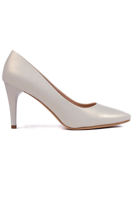 White color High heels  Sergio Leone White color High heels  Sergio Leone