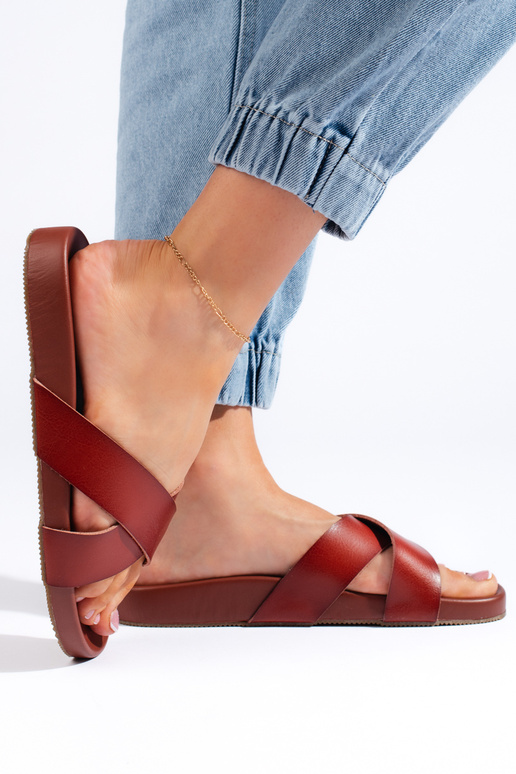 Slippers  Brown color Sergio Leone Slippers  Brown color Sergio Leone