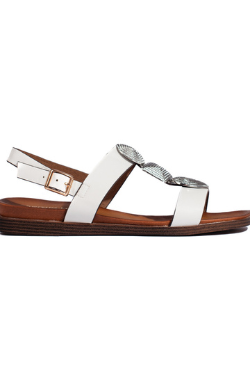 white color sandals  Sergio...