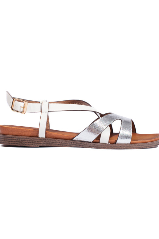 White color  sandals  Sergio Leone