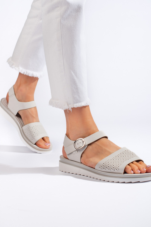 with elements of openwork sandals...