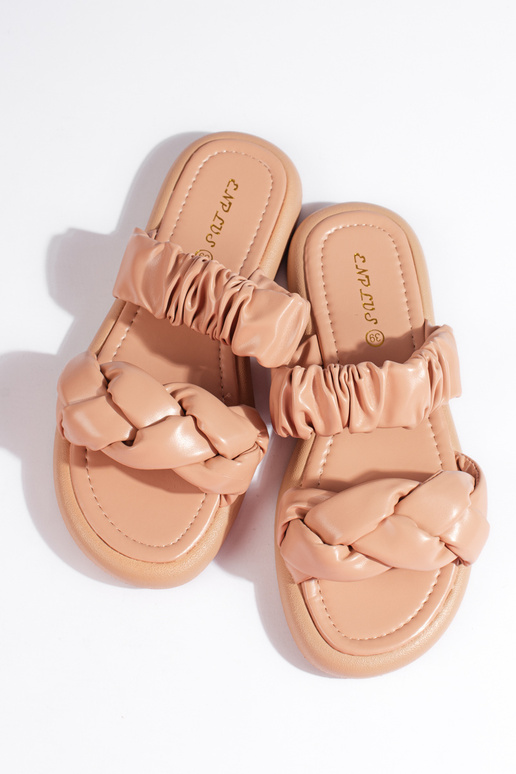 beige  slippers beige  slippers