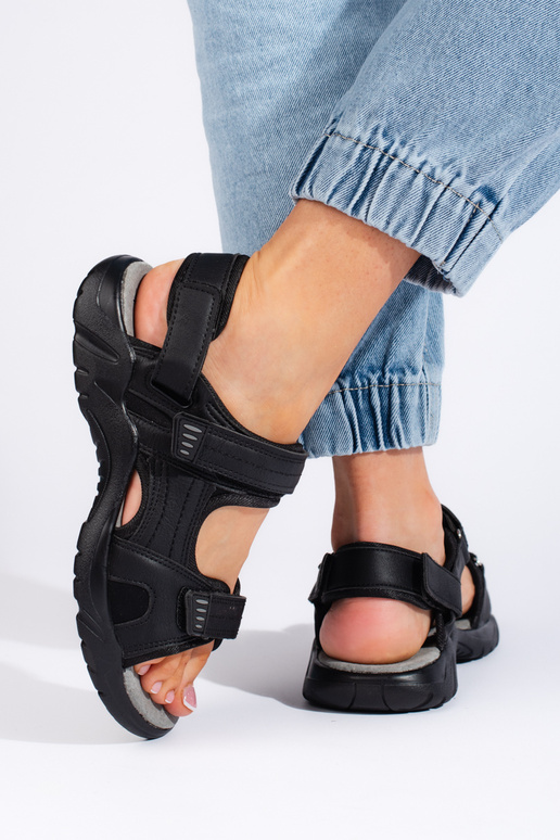 Sporty style  sandals black